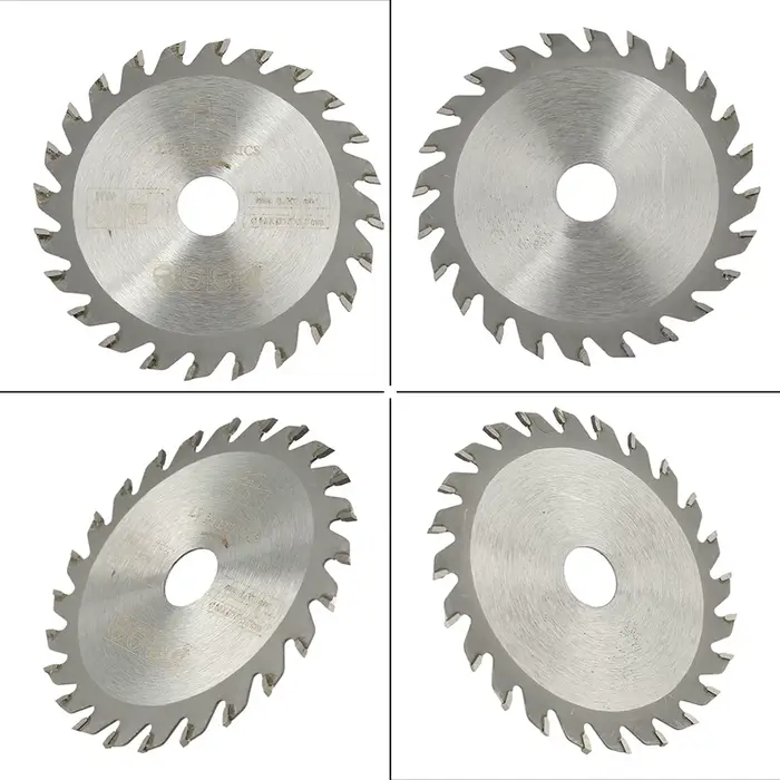 Disque de coupe circulaire en carbure cémenté 85 mm x 15 mm à 24 dents pour outil rotatif de travail du bois
