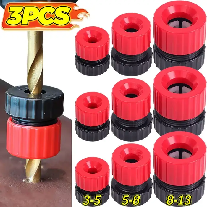 Butée de profondeur réglable pour foret, collier de butée pour foret, butées de perçage pour menuiserie, pièces de rechange 3-5/5-8/8-13 mm pour le travail du bois