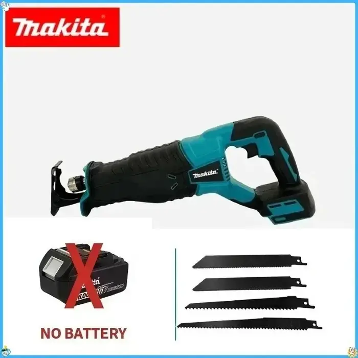 Scie sauteuse portative Makita 18V sans balais avec 4 lames pour la rénovation de la maison, la coup