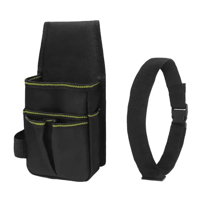 Sac de ceinture à outils réglable, toile robuste, ceinture d'évaluation, sac de rangement d'outils p