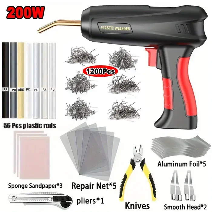 Kit de soudage du plastique 2 en 1 amélioré