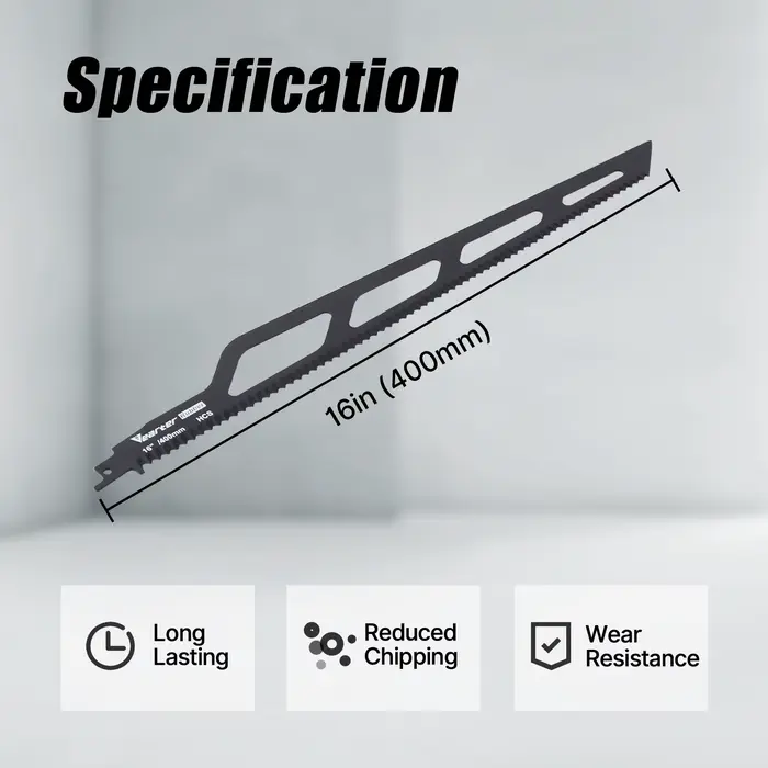 Vearter-Scie sabre HCS en acier à haute teneur en carbone