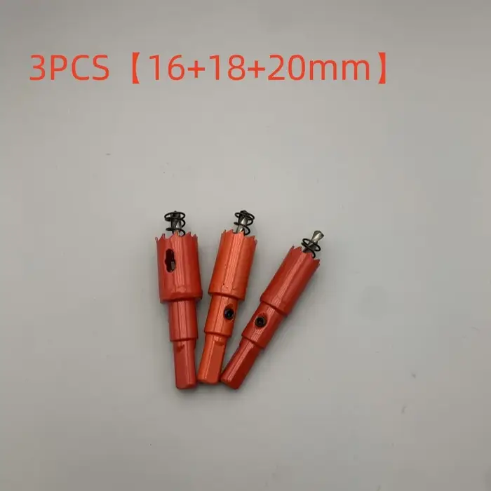 Jeu de scies cloche bi-métal 3 pièces 16 + 18 + 20 Mm/M42 scie