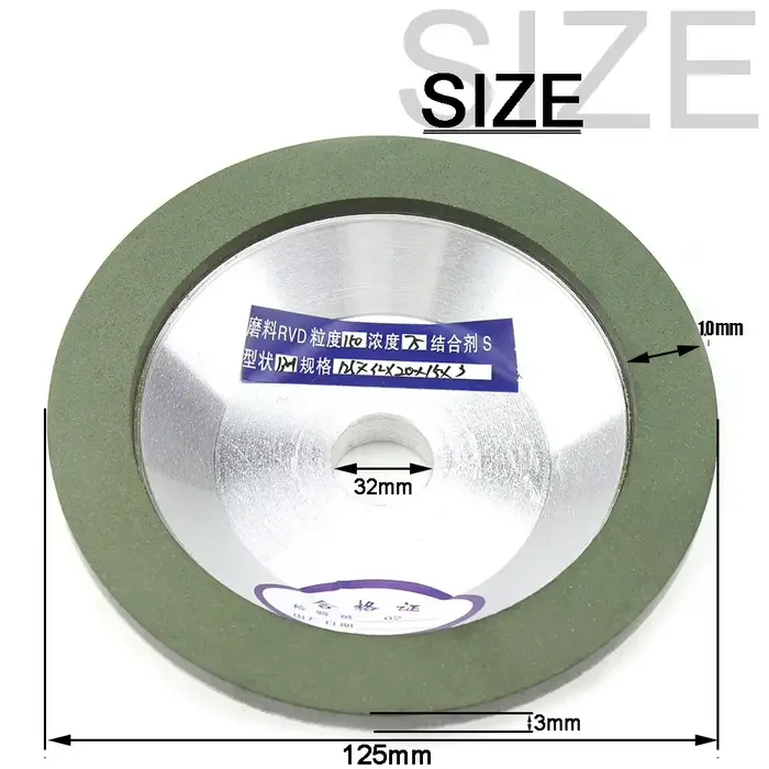 125mm diamant meule tasse 5 pouces disque de meulage 150/320 grain meuleuse pour carbure métal aiguiseur