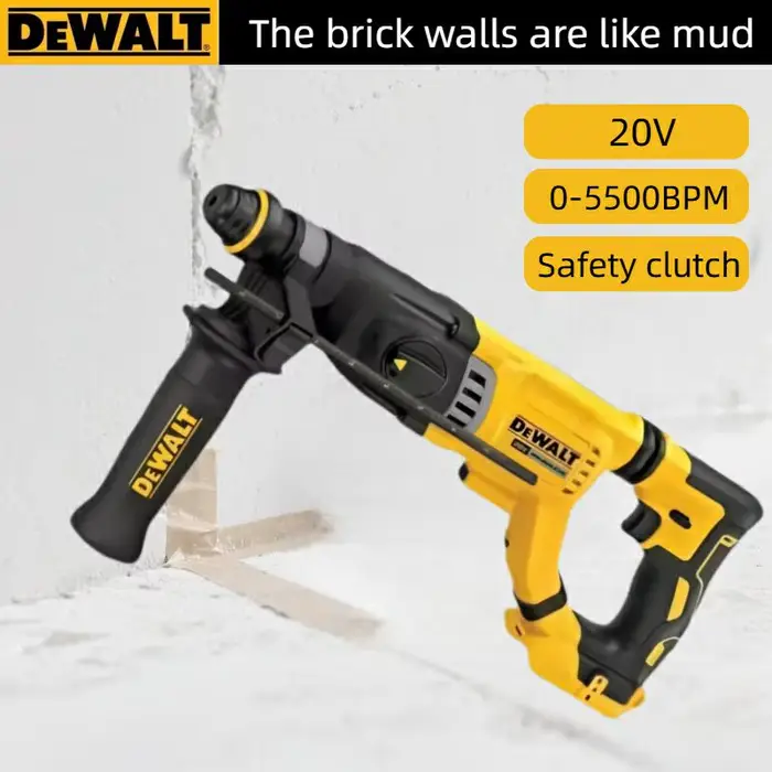 Perceuse à percussion sans fil DEWALT Professional DCH263 20V : Outil de perçage de béton robuste (sans batterie)