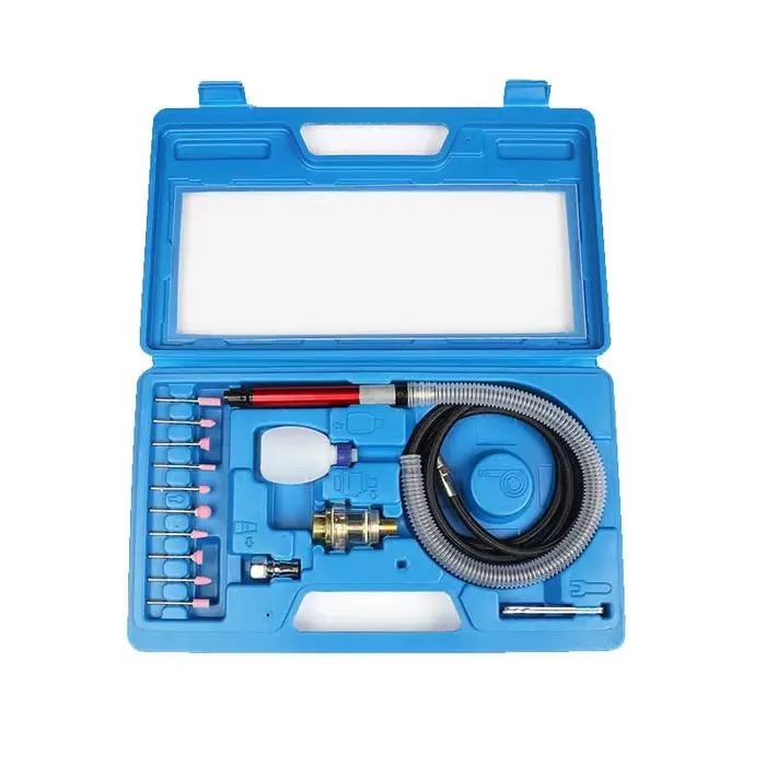 Micro-meuleuse pneumatique, outil de meulage pneumatique 1/8 ", micro-meuleuse à air 5400 tr/min pour la sculpture, le polissage, le débavurage, accessoires d'outils pneumatiques