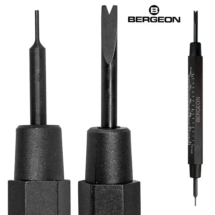 Bergeon 3153 Outil de précision pour l'installation et le retrait des barrettes à ressort des bracelets de montre