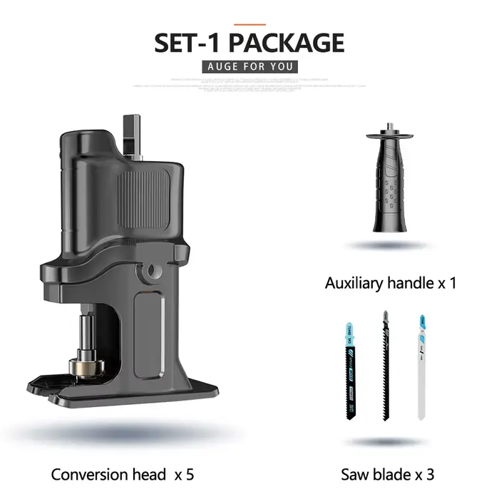 Adaptateur de scie alternative portable, perceuse électrique à scie électrique pour outil de coupe d