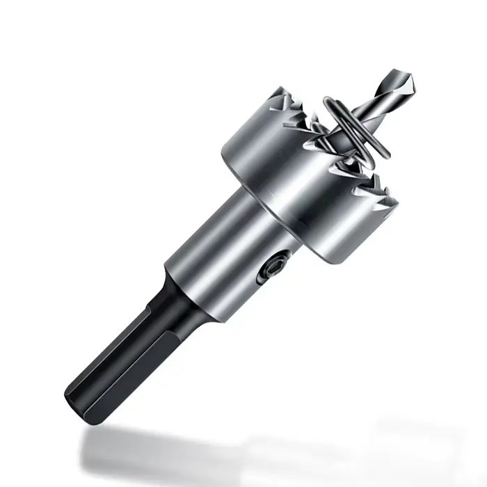 HSS scie cloche coupe 12-110mm pointe en carbure foret à noyau coupe-trou en métal perçage alliage s