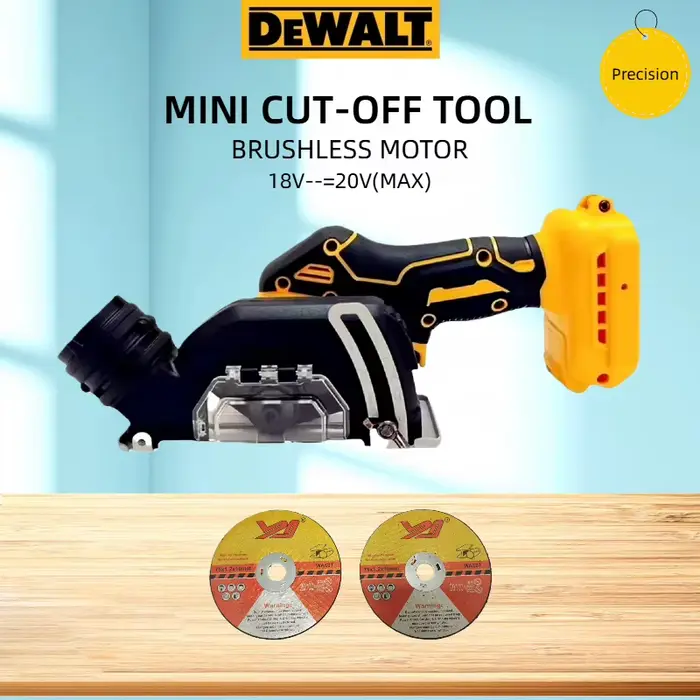 Mini-meuleuse d'angle DEWALT A2UD 20V (3 pouces/76 mm) : Machine de meulage sans fil 20000 tr/min pour découpe et polissage de précision