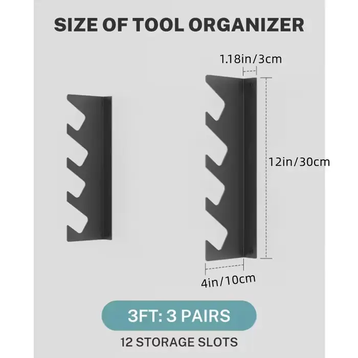 Étagère à outils murale pour garage