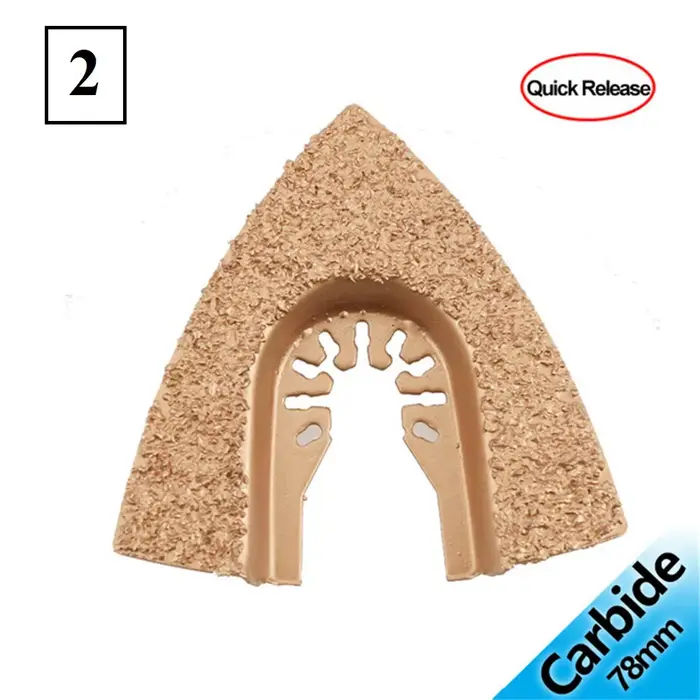 Ensemble de scie de rénovation multi-outils oscillants en carbure