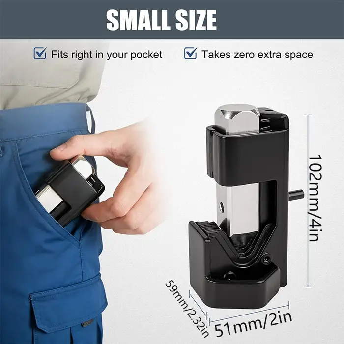 Pince à sertir portable HUHAO 8AWG-4/0AWG à ressort pour cosses en cuivre