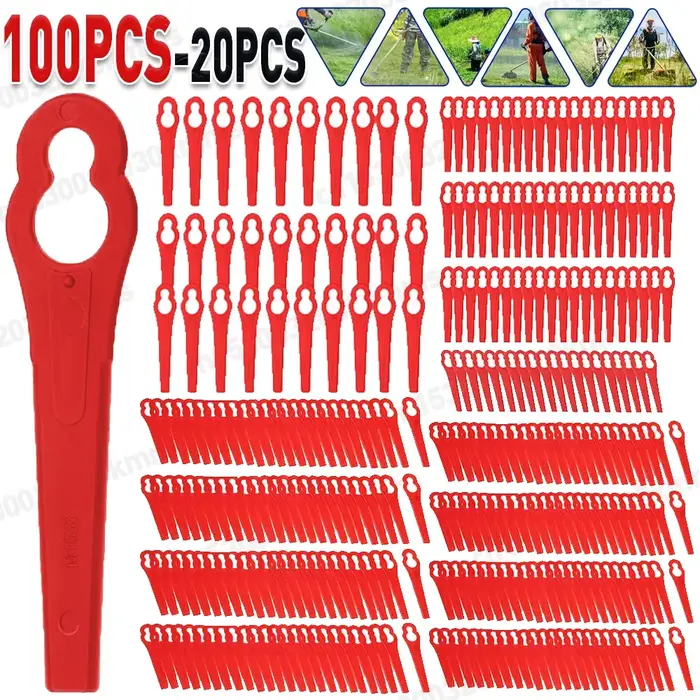 20-120 pièces lames de coupe en plastique