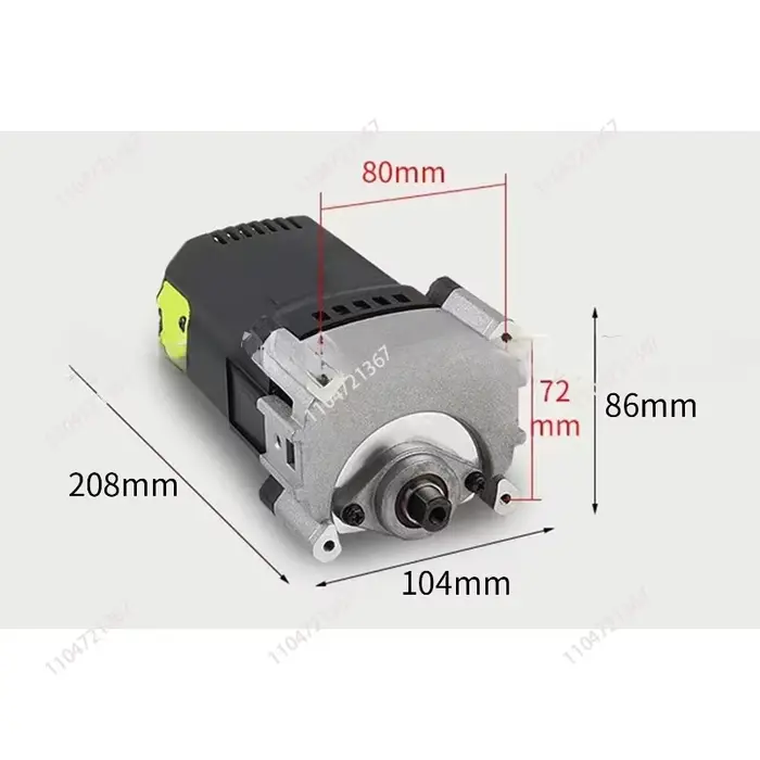 Moteur de scie circulaire électrique haute puissance 1600W pour scies sans poussière