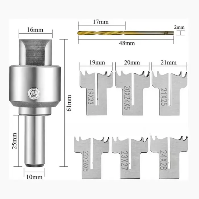 16-24mm anneau fraise bois routeur Bit ensemble bricolage outils de travail