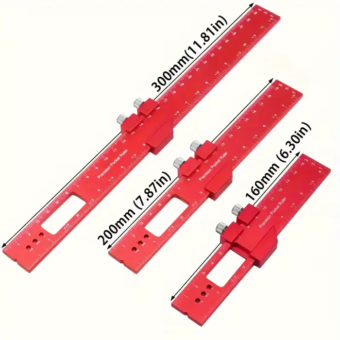 Règle d'angle de précision en alliage d'aluminium pour le travail du bois et la menuiserie
