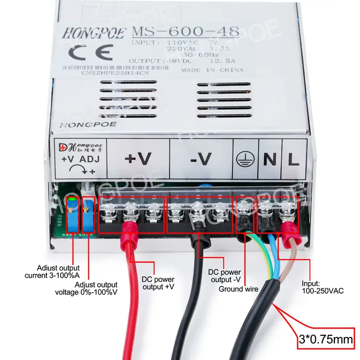 Alimentation électrique réglable