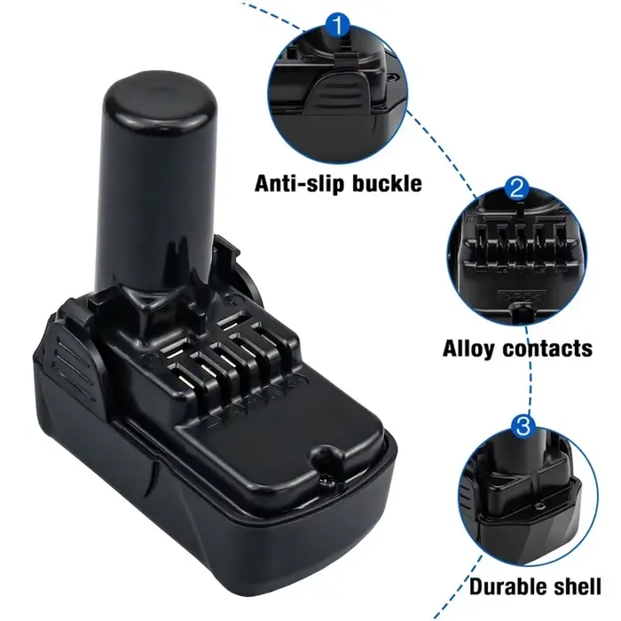 Batterie Rechargeable pour Hitachi 10.8V / 12V 3000mAh 4000mAh