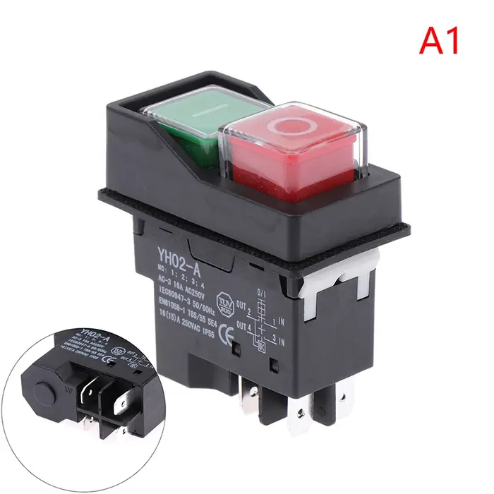 Interrupteurs à bouton-poussoir électromagnétiques