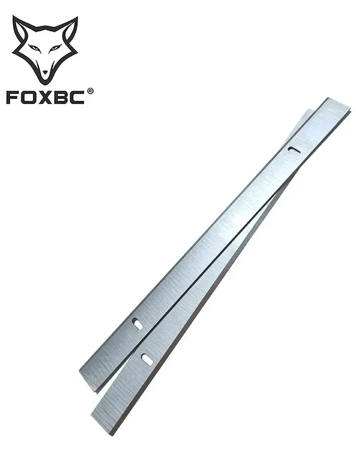 FOXBC 210mm x 16.5mm x 1.5mm lames de raboteuse HSS pour Einhell TH-SP 204