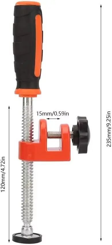 1 pince de serrage pour le travail du bois, pince F à serrage rapide, pince de fixation industrielle