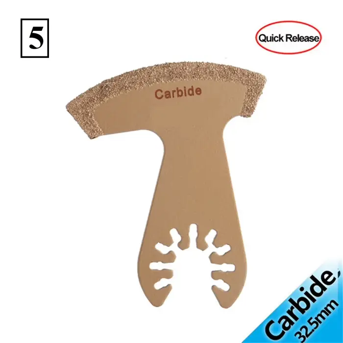 Ensemble de scie de rénovation multi-outils oscillants en carbure