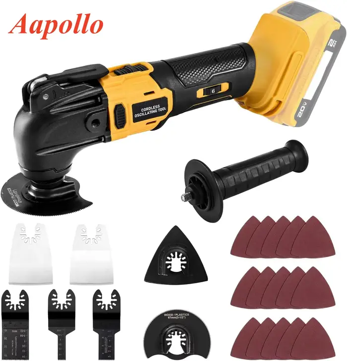 Multi-outil oscillant sans brosse, Vibration sans fil, outil électrique pour le travail du bois, sci