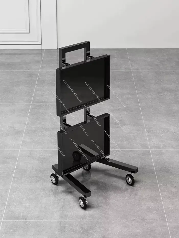 Chariot à outils pliable en acier inoxydable