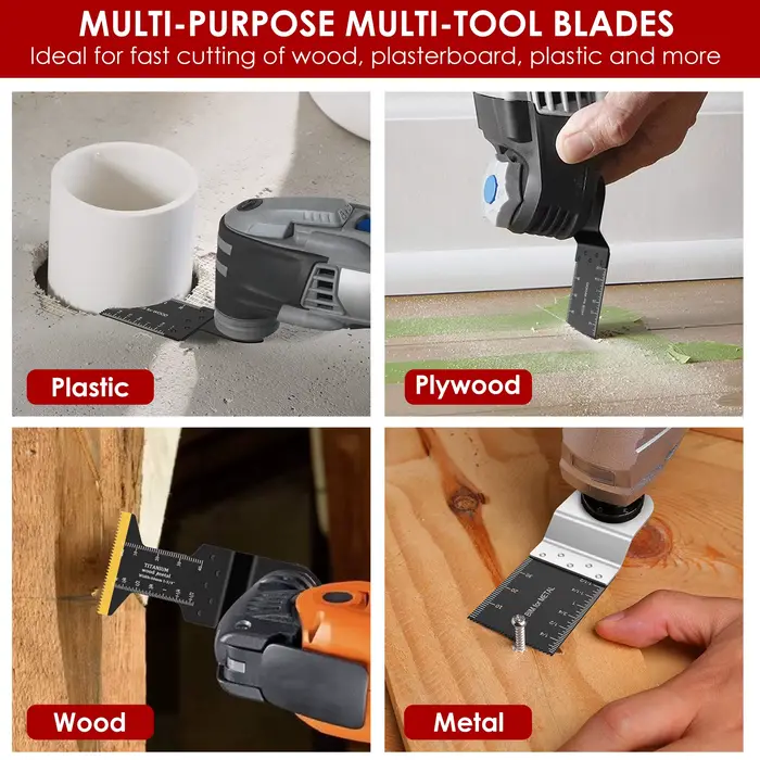 Lames multi-outils à dégagement rapide HCS/bimétallique