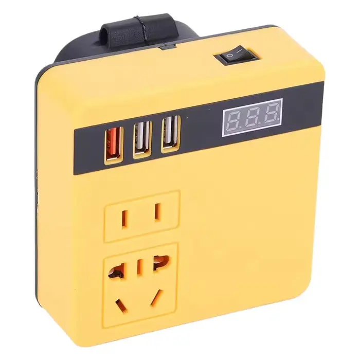 Onduleur de batterie au Lithium multifonction D C 18-21V à AC 220V, pour le travail en extérieur, av