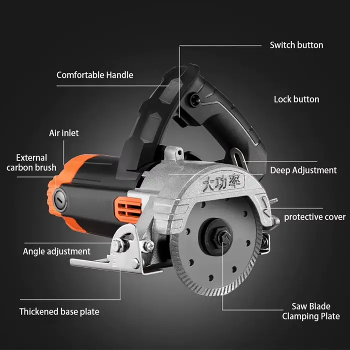Scie électrique Portable multifonctionnelle pour couper les carreaux de pierre