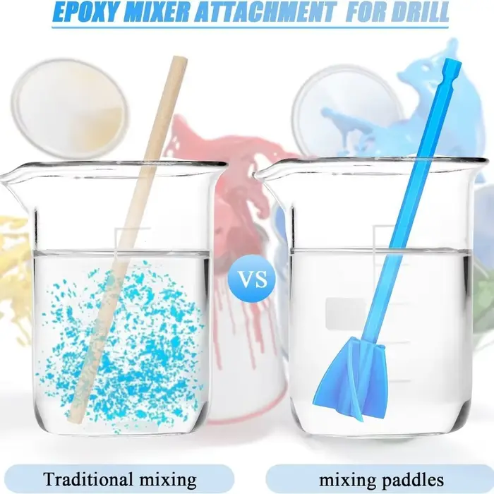 Lot de 2 mélangeurs de peinture pour perceuse