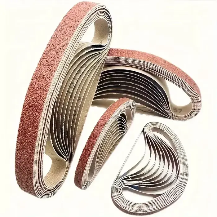 520x20mm 10 pièces 60/100/240/320/800 # Petite ponceuse à bande mini pour le meulage de l'acier inoxydable