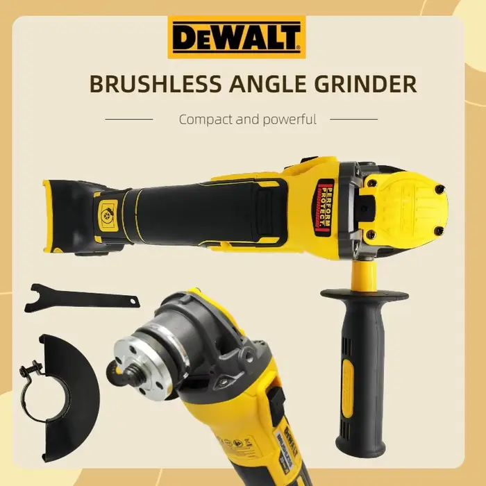 Meuleuse d'angle sans fil DEWALT DCG409 FLEXVOLT Smart 20V pour découpe et meulage intensifs (unité nue)