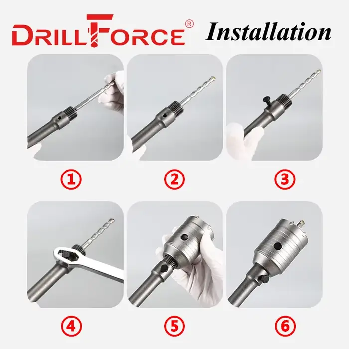 Drillforce – scie cloche électrique pour béton