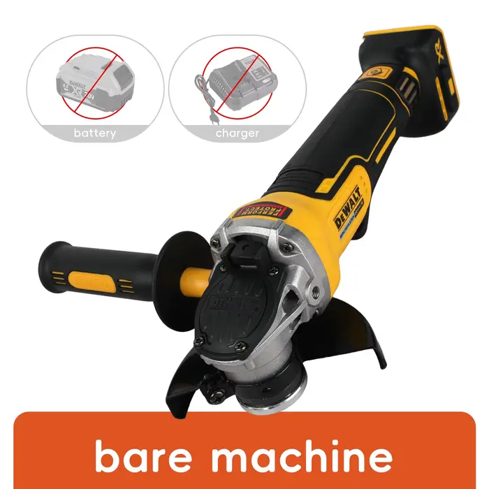 Meuleuse d'angle à tête plate DEWALT DCG405 125 mm 18 V sans balais, outil nu pour la coupe de métal