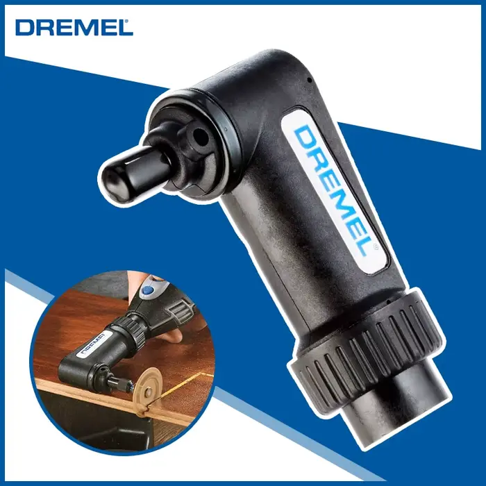 Adaptateur de perceuse à angle droit Dremel 575 original, convertisseur d'angle 90 °, pour meuleuse 