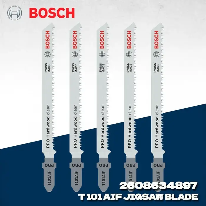 BOSCH 2608634897 Lame de scie sauteuse T101AIF pour le travail du bois dur