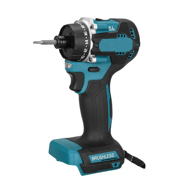 Tournevis électrique sans fil, 1000W, couple 20 + 1, 1/4 pouces, sans balais, perceuse électrique, outil électrique pour Makita, batterie 18V 280N.m