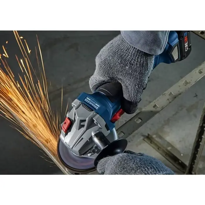 Meuleuse d'angle sans fil BOSCH GWS18V-8 18V sans balais avec interrupteur coulissant pour meulage et découpe – Outil électrique