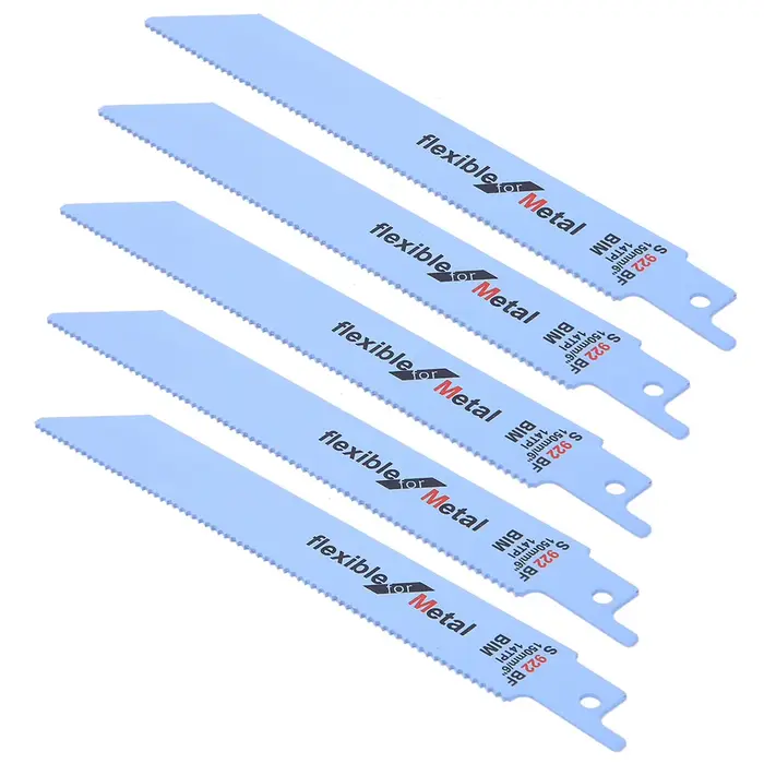 5 pièces lame de scie alternative en métal Kit de coupe pour le travail du bois outil électrique 150