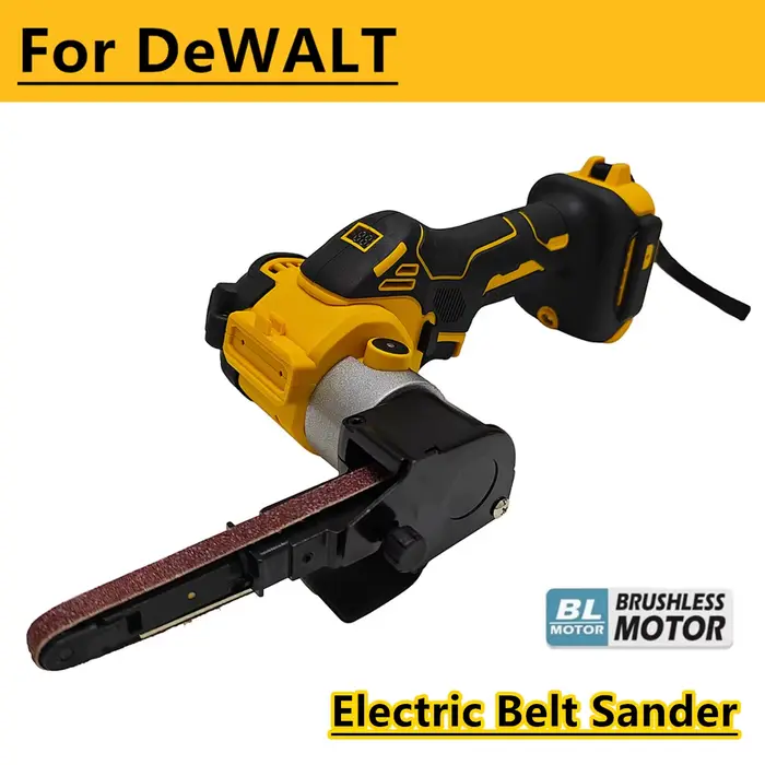 Ponceuse à bande électrique sans fil DEWALT 20V, mini ponceuse-polisseuse sans balais, outils électr