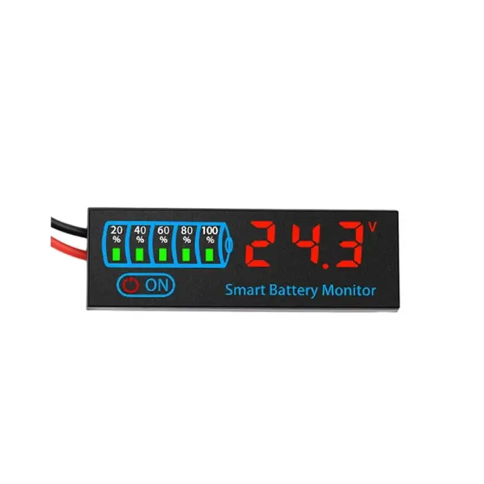 Indicateur de niveau de batterie DC7-40V 12V 24V 36V 48V pour batteries acide/lithium LiPo, carte de