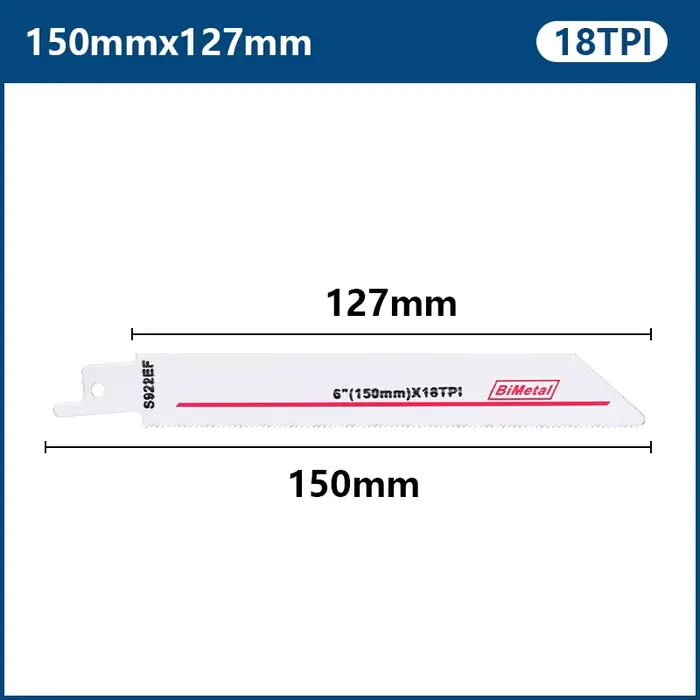 Lame de Scie Sabre S922EF 18TPI BIM