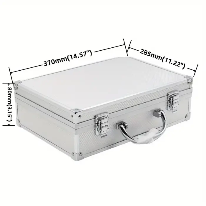 DONBox-Mallette de rangement portable en aluminium pour équipement de sécurité