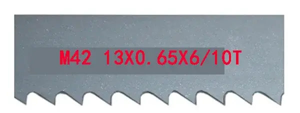 Lame de scie à ruban bimétallique m42 1440x13x0.65mm 10/14TPI 6T 8/12T 14T pour couper le métal et le bois