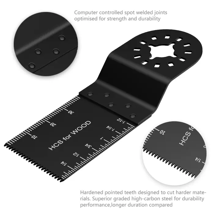 Lames de scie oscillantes multi-outils