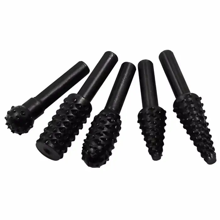 1/4 ''5 pièces jeu de forets outils de coupe pour couteau à bois outil de sculpture