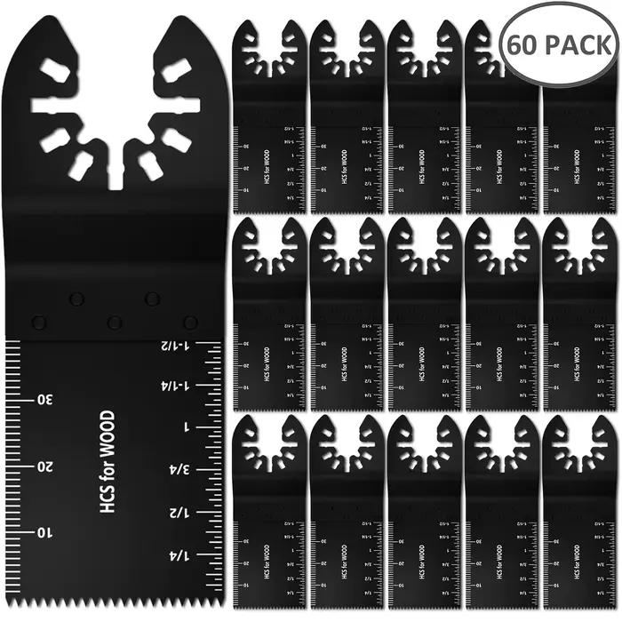 Jeu de lames de scie multifonctions pour rénovateur